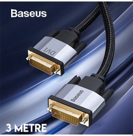 Resim Baseus Dvi To Dvi 24+1 HD TV Projektör Görüntü Kablosu 3 Metre 