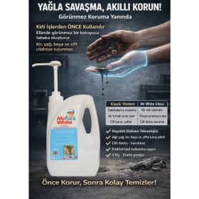 Resim Mr.white Partiküllü El Kremi Hayalet Eldiven 3 kg 