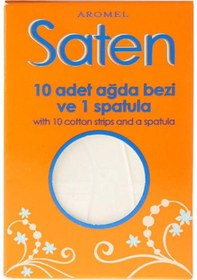 Resim Aromel Saten Ağda Bezi 10'lu + Spatula 
