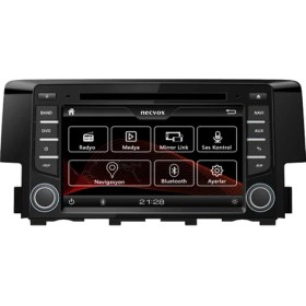 Resim Necvox DVA-S99133 Honda Civic 2017 Navigasyon ve Multimedya Sistemi 