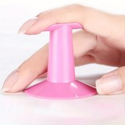Resim Profesyonel Tırnak Sanatı Parmak Standı: Boyama, Salon ve Kendin Yap Tırnak Sanatı Projeleri için Plastik Destek 