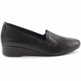 Resim Bambi Siyah Leather Kadın Dolgu Topuklu Ayakkabı K01531199503 