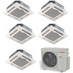 Resim Bosch 42000 BTU 1 Dış + 5 İç Ünite (9+9+9+12+12) Kaset Tipi Multi Inverter Klima 