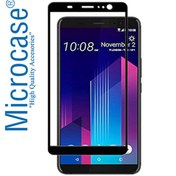 Resim Htc U11 Plus Tam Kaplayan Çerçeveli Tempered Ekran Koruyucu 