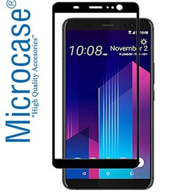 Resim Htc U11 Plus Tam Kaplayan Çerçeveli Tempered Ekran Koruyucu 