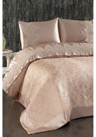 Resim Çeyizdiyarı Fransız Güpürlü Lisbon Pike Takımı Bej Bej 