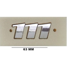 Resim Behin Dizayn MERCEDES UYUMLU Vito 111 Bagaj Yazısı 63mm-25mm 