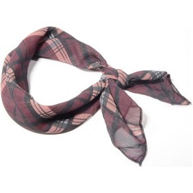 Resim PAREDORA Kızıl Kahve Ekose Fular 