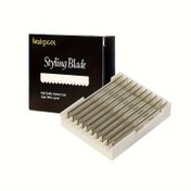 Resim 10/40 adet Paslanmaz Çelik Saç Kesme Makası Bıçakları Erkek Bakımı için - Sakallar ve Kaşlar için Uygun, Kadınlar için Uygun 