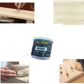 Resim Çok Amaçlı Ahşap Parke Masa Sehpa Çizik Çok Amaçlı Tamir Dolgu Macunu Meşe 240 Gr 