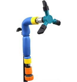 Resim Reedark Dönen Trambolin Spreyleyici - Çocuklar İçin Eğlenceli Bahçe Oyuncağı Ve Serinletici Sistem Mavi 