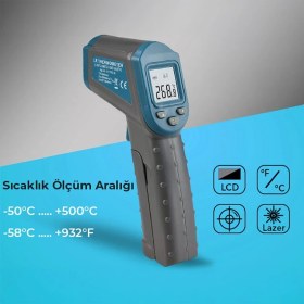 Resim Sevgift Tfa 31.1136.20 Kızılötesi Lazerli Sıcaklık Ölçer 500°C 