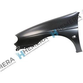 Resim Gordon Oem No:7751696568- Uyumlu Renault Megane 1999 Çamurlukön Sol Sac Sınyal Delıklı 5302l 