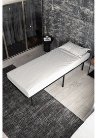 Resim Aksviva Smart Base Tek Kişilik Katlanır Metal Karyola 