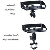 Resim Wondernest Dönebilen Bisiklet & Motosiklet Sarsıntı Önleyici Güneşlikli Telefon Tutacağı, Evrensel Model Siyah 