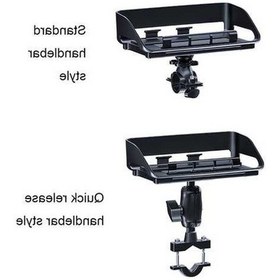 Resim Wondernest Dönebilen Bisiklet & Motosiklet Sarsıntı Önleyici Güneşlikli Telefon Tutacağı, Evrensel Model Siyah 
