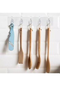 Resim Baysa Yapışkanlı 5'li Şeffaf Askı Şeffaf 