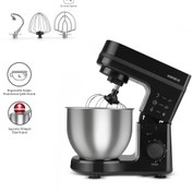 Resim Karaca Chef 5 L lik Paslanmaz Çelik Hazneli Stand Mikser Siyah 1500w Ultra Güçlü Motor 