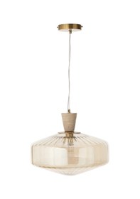 Resim Mudo Home Solın Tekli Sarkıt Avize 40x40x80 Cm Krem 
