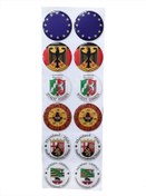 Resim otopaspascım Plaka Damla Etiket Pulu - Plaka Pulu - Plaka Pul Sticker (12'li) Suya Güneşe Dayanıklı Model 2 