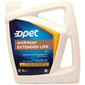 Resim Opet Extended Life Antifriz Kırmızı 3lt 