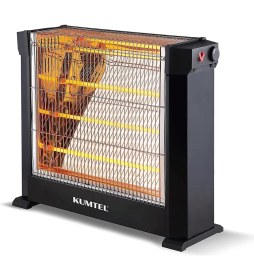 Resim Luxell Siyah 2200 W Şömine Tipi Quartz Isıtıcı (LUX.3100QR40STR14) 