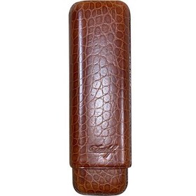 Resim Bek Tobacco Davidoff Croco Deri Puro Kılıfı Churchill Taba 2li (46RING) 