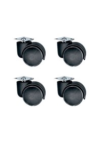 Resim Bürosit Plastik Tablalı Teker - 50mm Hks151 - 4 Adet - 9033183858015to Çok Renkli 