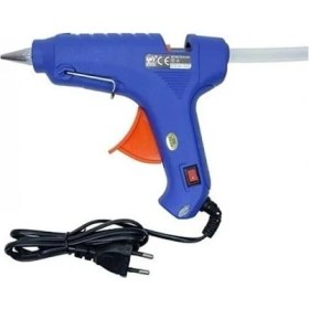 Resim Sıcak Silikon Tabancası 60W Tetikli Tabanca Mum Tutkal Tabancası 3 Ad Silikon Hediye 