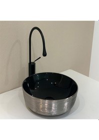 Resim Eva Banyo Lena E-5004Gs Tezgah Üstü Porselen Lavabo 