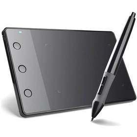Resim Vkemall Huion H420 Profesyonel Çizim Tableti - 4000lpı Çözünürlük, 2048 Seviye Basınç Hassasiyeti, 3 Programlanabilir Tuş 
