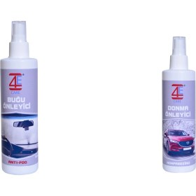 Resim 4e Care Donma Önleyici Buğu Önleyici 2+2 Aracım Kışa Hazır Paketi Cam Suyu 1lt+Buz Kazıcı 