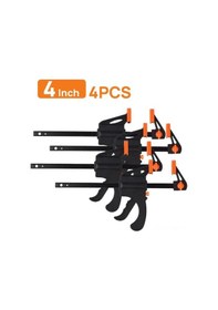 Resim Geeksen "4 Parça Ahşap İşleme Mengenesi - 10 Cm Nylon Kıskaç, Dıy & Mobilya İçin" 