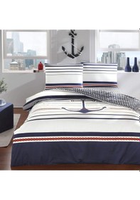 Resim Taç Harbor Ranforce Tek Kişilik Nevresim Takımı Lacivert 000001000045526002 