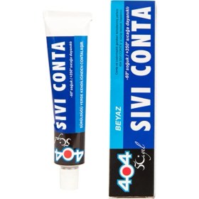 Resim Sıvı Conta Yapıştırıcı Yüksek Isıya Dayanıklı Süper Güçlü Yapıştırıcı 80 gr Beyaz 