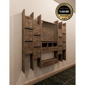 Resim Elips Posta Kutusu Mdf 12'li 