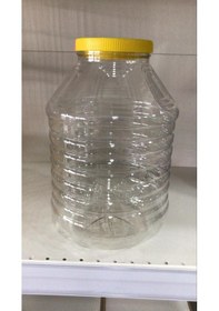 Resim 2 Adet 7500 Cc Pet Kavanoz & Sarı Marmara Kapak 7.5 Lt 