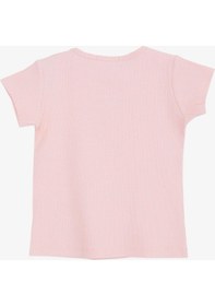 Resim Breeze Kız Bebek Tişört Güpürlü Armalı 9 Ay-3 Yaş, Somon-somon Somon 