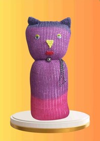 Resim Tıkırık Örgü Yastık Uyku Ve Oyun Arkadaşı Pembeş - 45 Cm Diğer 