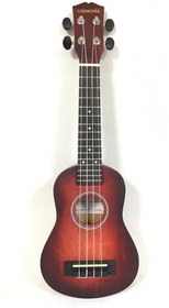 Resim Cremonia AU-HO1A-21RD Soprano Ukulele | 21 İnç Mat Kırmızı 