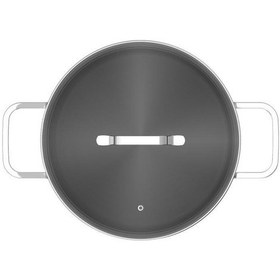 Resim Berghoff Dina Helix Paslanmaz Çelik Kapaklı Tencer Çelik 