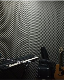 Resim 50mm Yanmaz Akustik Yalıtım Yumurta Sünger 50 Dns 100cmx100cm 1m² 