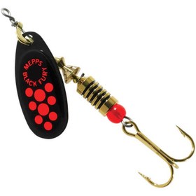 Resim Mepps Black Fury Olta Kaşığı - O.SİYAH-KIRMIZI / NO:4 