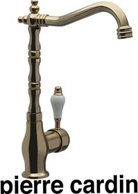 Resim Pierre Cardin Rustik Kuğu Eviye Armatürü Altın 