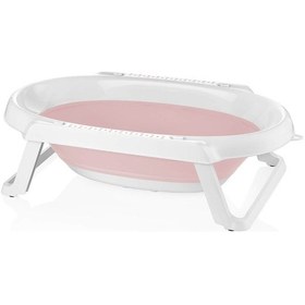 Resim Babyjem 599 Katlanabilen Bebek Banyo Küveti Pembe 