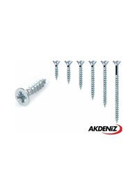 Resim Akdeniz Sunta Vidası 3x30 Çinko 1000 Adet 