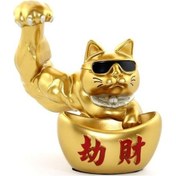 Resim Polyester Şanslı Kedi Figürü Model 1 