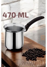 Resim Zhlhome Paslanmaz Çelik Cezve 470 Ml 