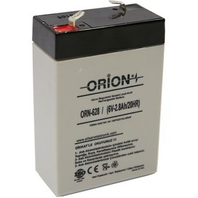 Resim Orion Orn628 6v 2.8ah Bakımsız Kuru Akü 