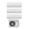 Resim Bosch A+ 28000 BTU 1 Dış + 3 Iç Ünite 9000 + 9000 + 18000 BTU Multi Inverter Klima 